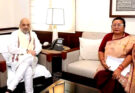 Amit Shah and the Manipur BJP president meet to discuss a “permanent solution” to the state’s strife.